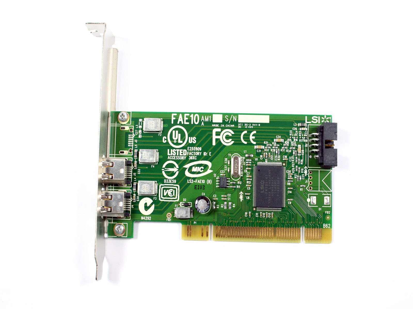 Amazon.com: Dell H924H Dual Port IEEE-1394 PCI FireWire Controller